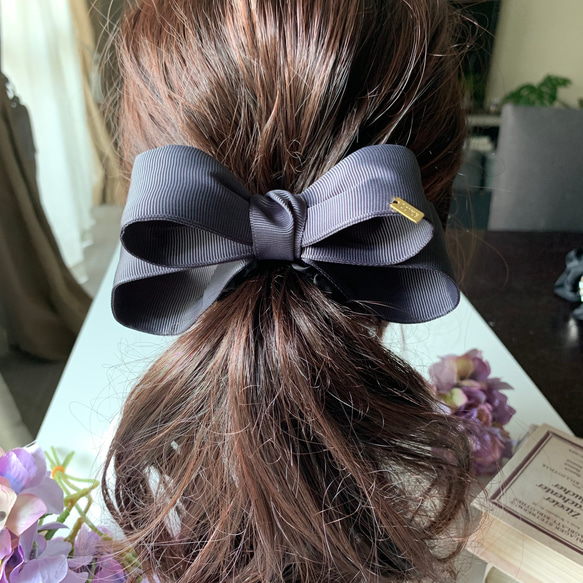 プレゼントにもおススメ♡ワイヤーリボン シュシュ ヘアゴム ヘア