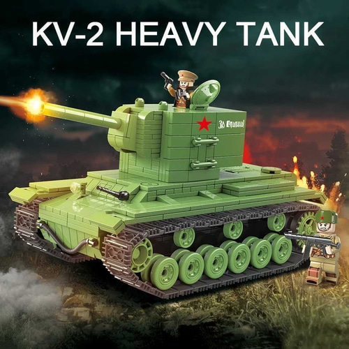 KV-2 重戦車 レゴ互換品 818ピース 送料無料】レゴ 互換 戦車 ソビエト KV-2 重戦車 ミリタリー