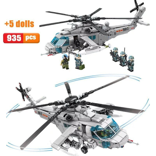 LEGO互換 Z-20ヘリコプター 中国版ブラックホーク 【できる範囲保証