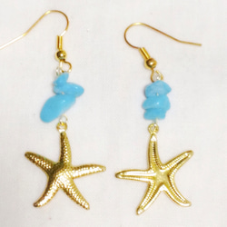 starfish pierce ヒトデピアス・イヤリング 2枚目の画像