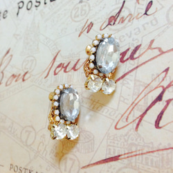 bijoux earring クリスタルビジュー イヤリング 1枚目の画像