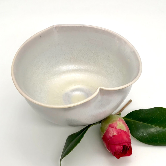 抹茶茶碗：猪目茶碗　花珠（はなだま） 6枚目の画像