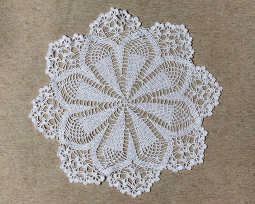 専用　ハンドメイド　レース編み　ドイリー ハンドメイド⭐︎レース編みドイリー レース uri 通販 13089556