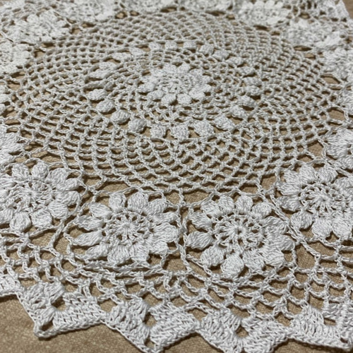 ☆.*レース編みドイリーhandmade.*☆ レース編みドイリー NO3 その他インテリア雑貨 tossy226 通販