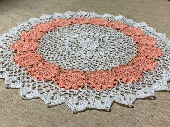 ☆.*レース編みドイリーhandmade.*☆ ハンドメイド レース編みドイリーNo.49 その他インテリア雑貨