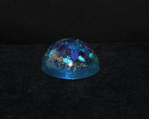 ドーム型オルゴナイト（青い天体） その他置物 lumiere 通販 2138767