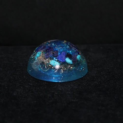 ドーム型オルゴナイト（青い天体） その他置物 lumiere 通販 2138767