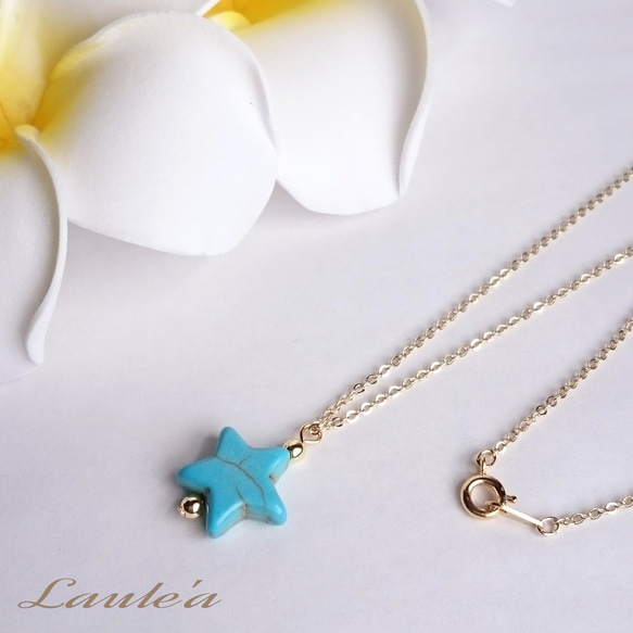 星型ターコイズのネックレス ネックレス・ペンダント Laule'a