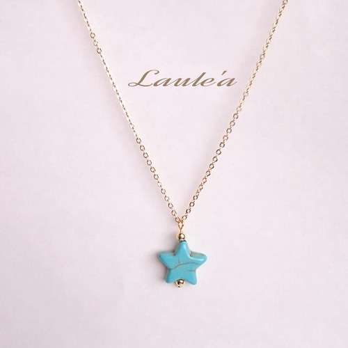 星型ターコイズのネックレス ネックレス・ペンダント Laule'a