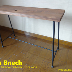 25 アイアンベンチ / Iron Bench Uttoco24 プランターラック スツール 3枚目の画像