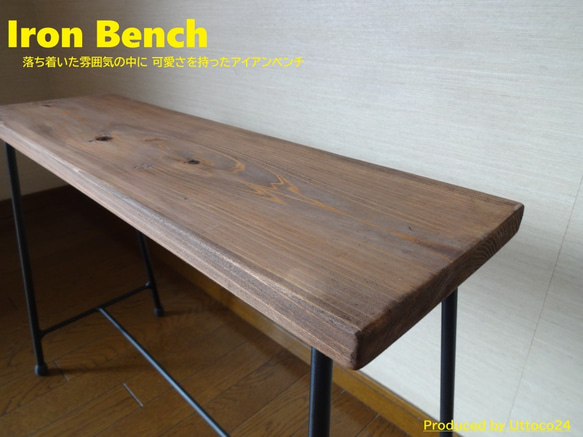 25 アイアンベンチ / Iron Bench Uttoco24 プランターラック スツール 4枚目の画像