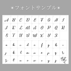 アクリル命名プレート　命名書　（クリア/乳白色/シルバー）シンプル　ネームプレート　オーダー 6枚目の画像