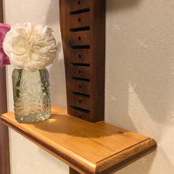 Wall-mounted shelf　飾り棚　;古民具インテリア　No.WS -5 6枚目の画像