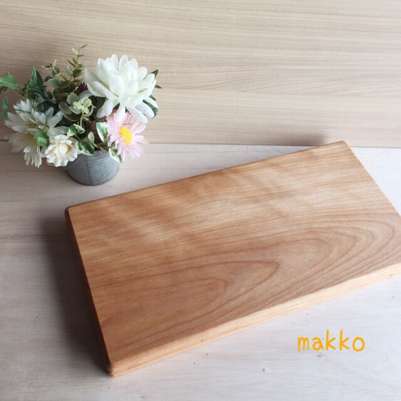 マニーローズ ウッド カッティングボード まな板 山桜の木 新品 新作