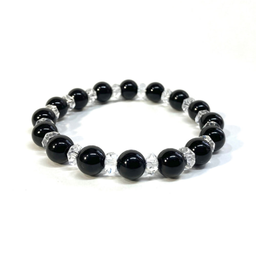オニキス ブレスレット 天然石ブレスレット 天然石アクセサリー 8mm