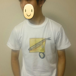 サンマ定食Tシャツ 4枚目の画像