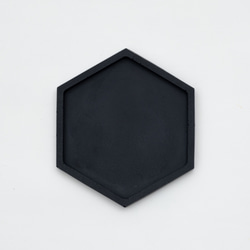 Hexagon Tray <Black> 1枚目の画像