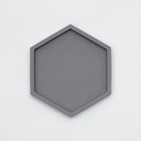 Hexagon Tray < GRY> 1枚目の画像