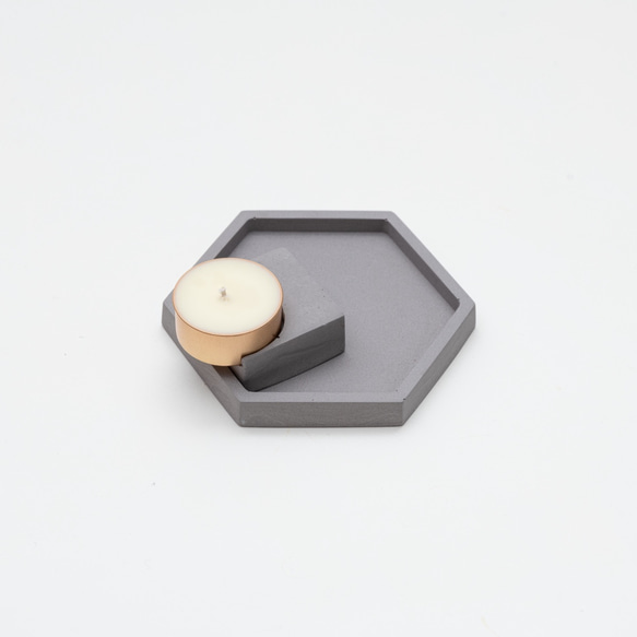 Hexagon Tray < GRY> 2枚目の画像