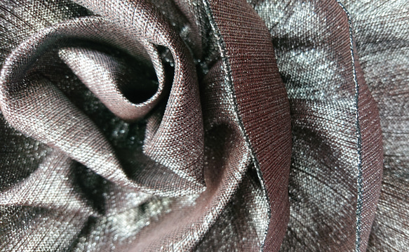 【一点もの】帆布の畳縁のバラ咲くバッグ 6枚目の画像