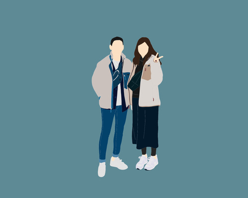 似顔絵イラストオーダー3月のご予約満員となりました♡ 似顔絵イラストオーダー3月のご予約満員となりました♡