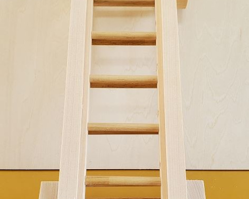 デグー他小動物用の木製ケージ内ハシゴ ハウス・小屋 Handmade