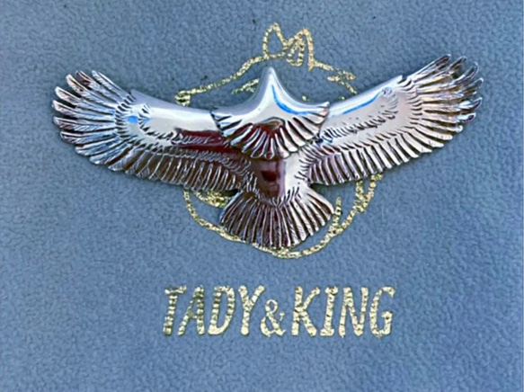 正規品 タディアンドキング TADY&KING 全銀中イーグルSV ペンダント 