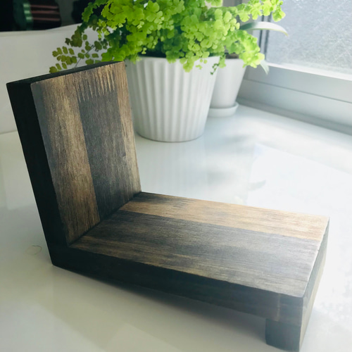 レトロ アンティーク ブックスタンド DIY シンプル おしゃれ 木製