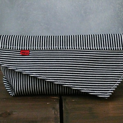 CLUTCH POUCH/ヒッコリー 2枚目の画像