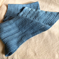 正藍染ボディータオル / オーガニックコットン/organic cotton Body towel 5枚目の画像