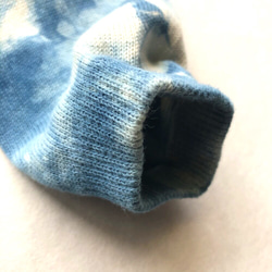 オーガニックコットンの正藍染くつ下/冷えとり靴下 6枚目の画像