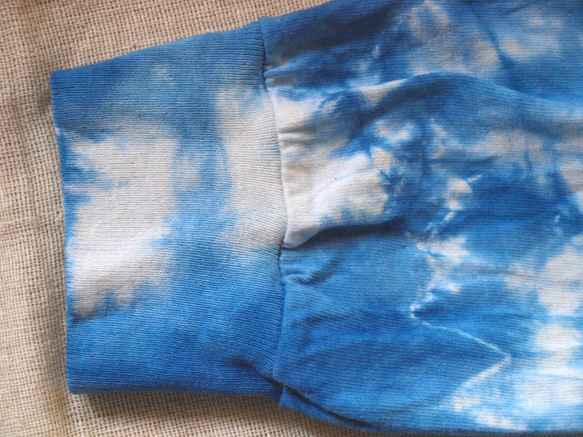 L/藍染めLONG SLEEVE T-SHIRTS/長袖Tシャツ 5枚目の画像
