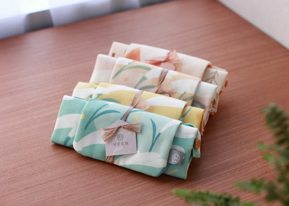 掛式衛生紙套－芒花－豆粉 台灣花卉 第7張的照片