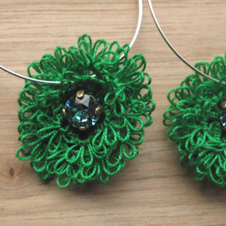 Pierces, Tatting Green Flower 3枚目の画像