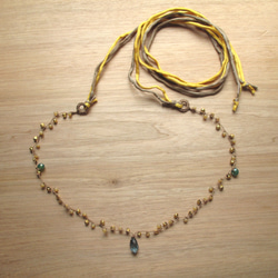 Dizzy-chained Beads(silk cord)#1 2枚目の画像