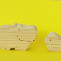 木製おもちゃ　かわいい　Animalつみき　9種類　バランスゲーム 2枚目の画像