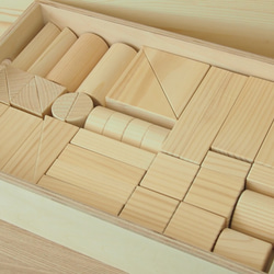 贈り物にぴったり！　木製つみき　北海道産椴松 2枚目の画像