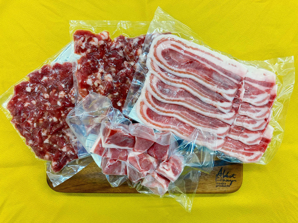 【おうちジビエ】猪肉3種セット700g(1〜2人前) 2枚目の画像