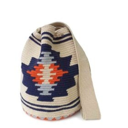 ワユーバッグ｜Sardena - M｜コロンビア・Wayuu Bag 編織包 側背包 2枚目の画像