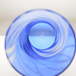 フリーカップ風彫り　「青藍」 3枚目の画像