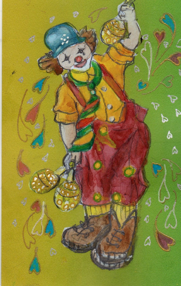 ピエロの音楽隊 絵画 あややんちゃん123 通販 1819833