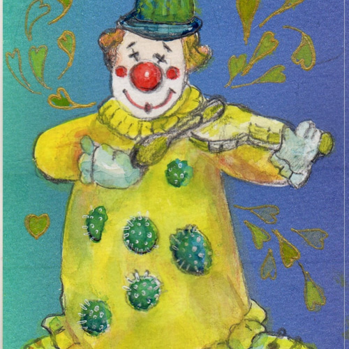 ピエロの音楽隊 絵画 あややんちゃん123 通販 1819833