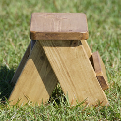 木製クロスチェアノーマル（こども用椅子） 3枚目の画像