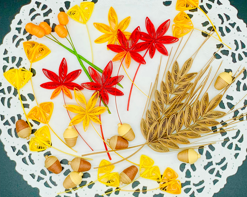 ペーパークイリング 秋】 キット Megumi 通販 12612282｜Creema(クリーマ)