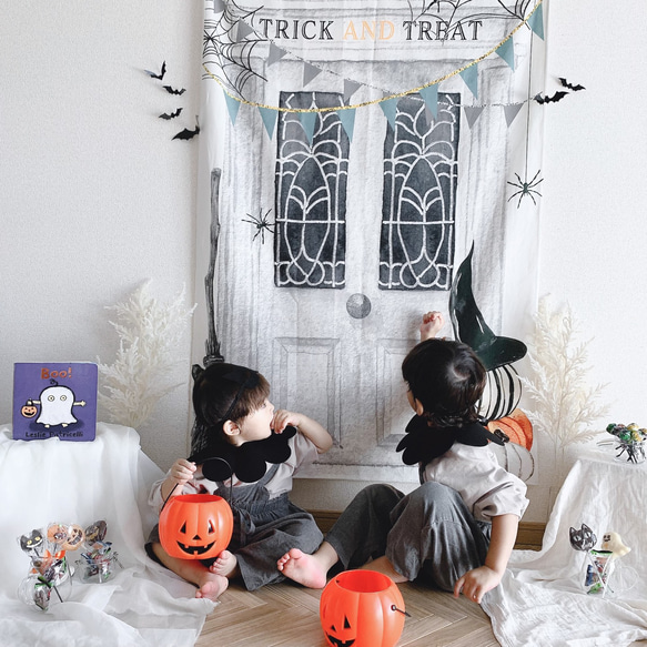 東京ワンピースタワー　ハロウィン　タペストリー 人気アニメ「ONE PIECE」のテーマパーク「東京ワンピースタワー