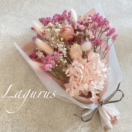 母の日 早割り】 dry flower pink 25センチ スワッグ 花束 母の日 早割り】 dry flower pink 25センチ スワッグ 花束