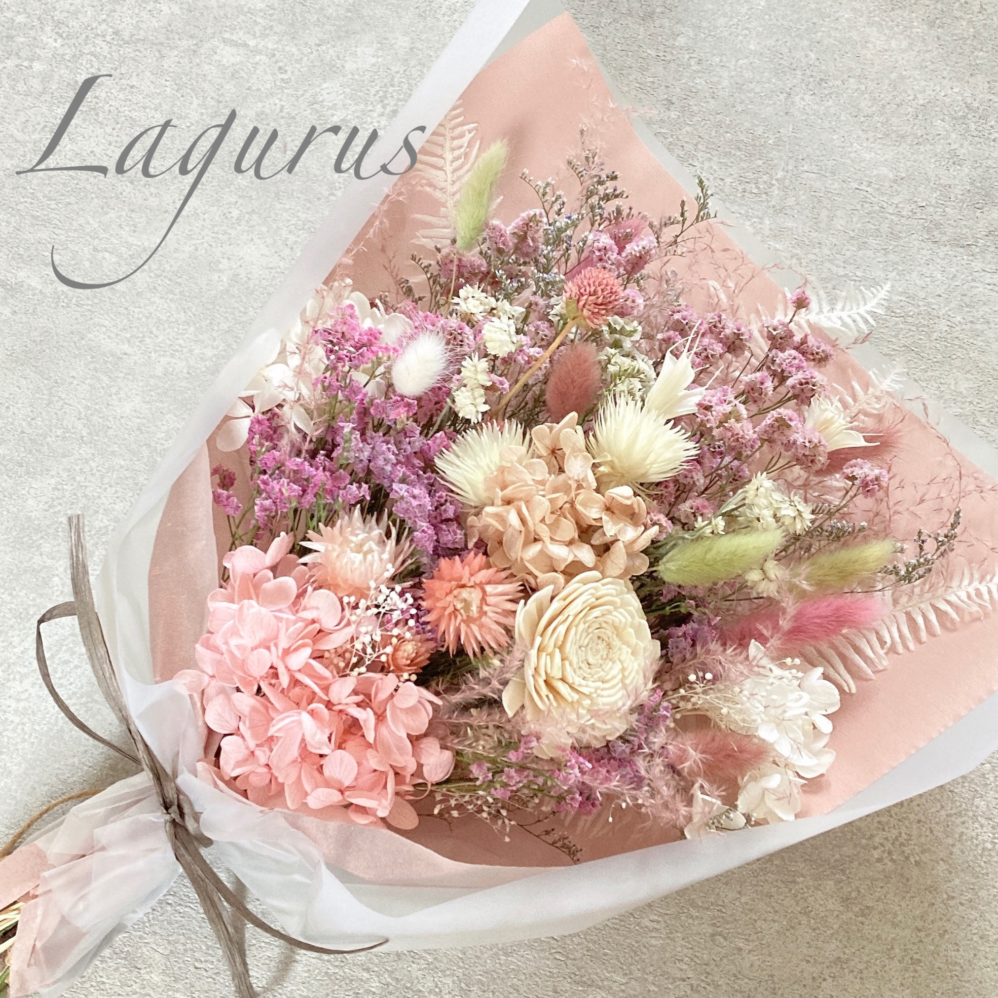 ＼予約受付中／【卒業式、入学式】 42センチpink スワッグ　母の日　誕生日　結婚式　卒業式　入学式　退社祝い