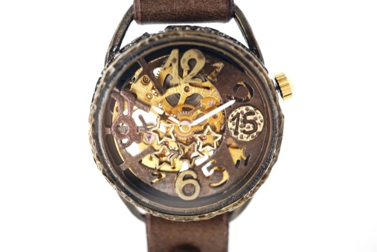 メカピョン　MV/GD 真鍮 　ブラウン