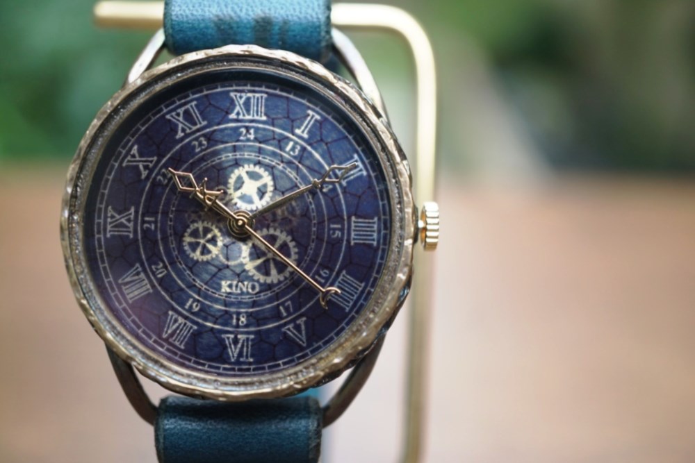 ハグルマワールド ローマ　真鍮 　ブルー