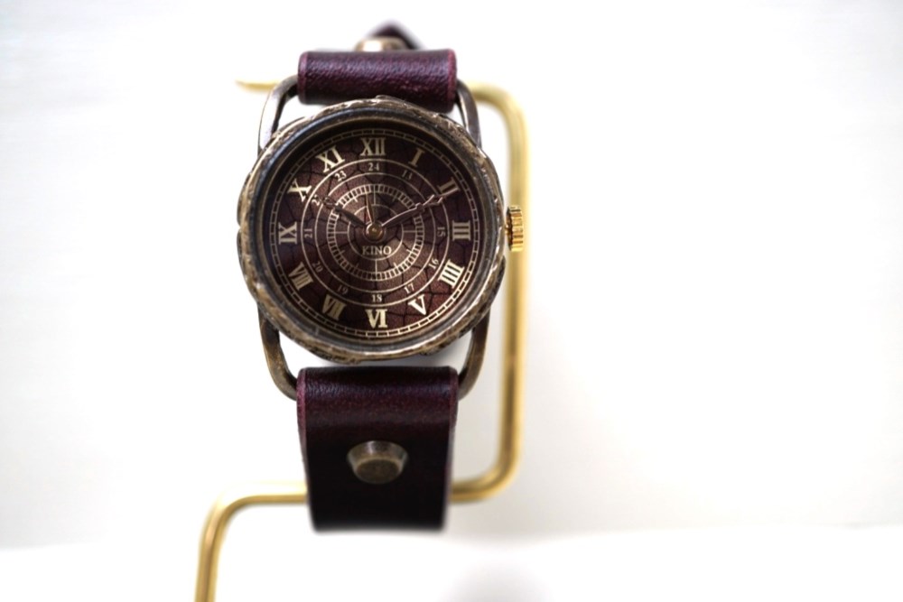 クラック ワールド ローマ Ｓサイズ　真鍮　ワインブラウン